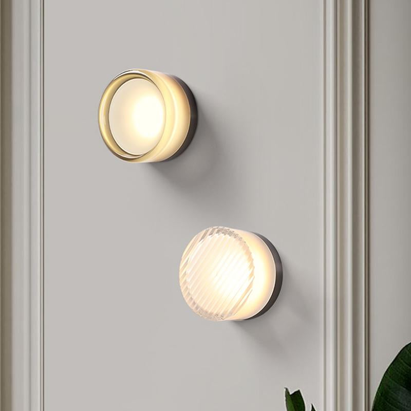 1 Pack LED Wall Light, Modern Acrylic Warm Light for Living Room, Hallway, Bedroom & Closet, Wall Mounted Indoor Decorative Lighting