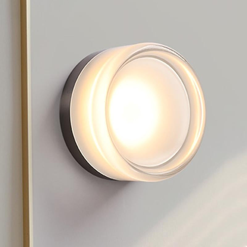 1 Pack LED Wall Light, Modern Acrylic Warm Light for Living Room, Hallway, Bedroom & Closet, Wall Mounted Indoor Decorative Lighting