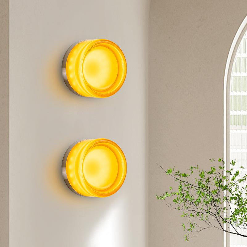 1 Pack LED Wall Light, Modern Acrylic Warm Light for Living Room, Hallway, Bedroom & Closet, Wall Mounted Indoor Decorative Lighting