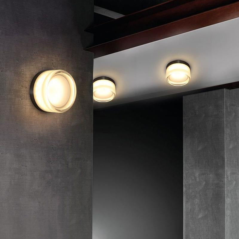 1 Pack LED Wall Light, Modern Acrylic Warm Light for Living Room, Hallway, Bedroom & Closet, Wall Mounted Indoor Decorative Lighting