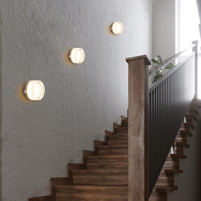 1 Pack LED Wall Light, Modern Acrylic Warm Light for Living Room, Hallway, Bedroom & Closet, Wall Mounted Indoor Decorative Lighting