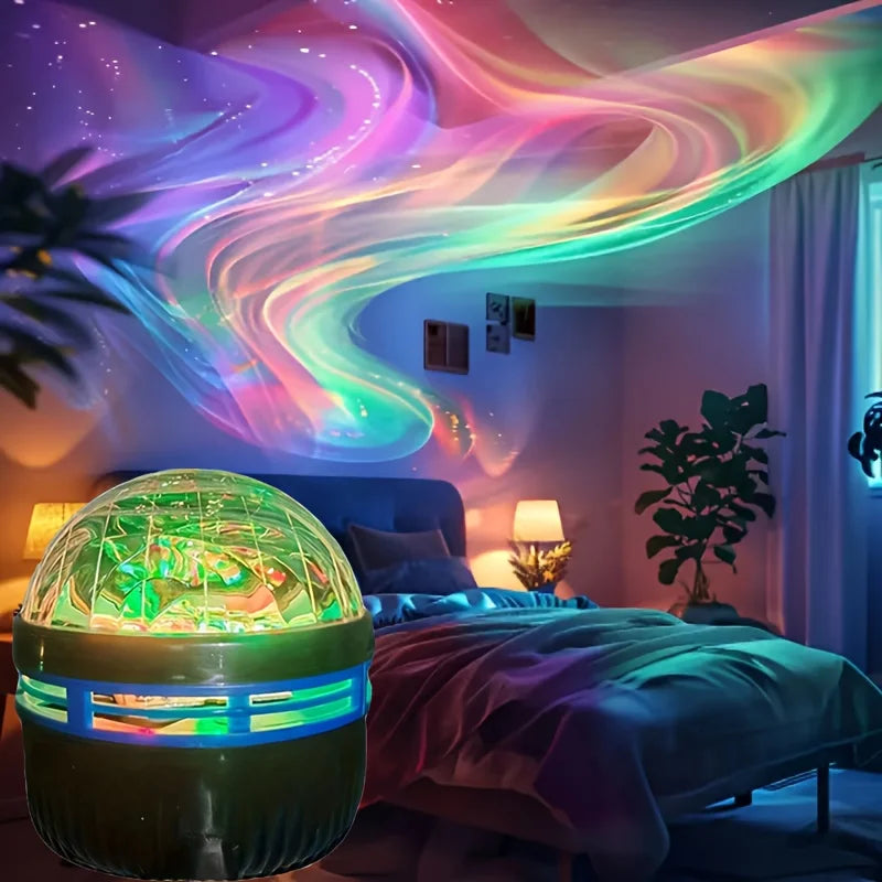 LED Night Light Remote Starry Sky Light RGB Galaxy Starry Sky Light RGB 7Modes USB Plug-In for Kids Room Party Decor Auto Rotate
